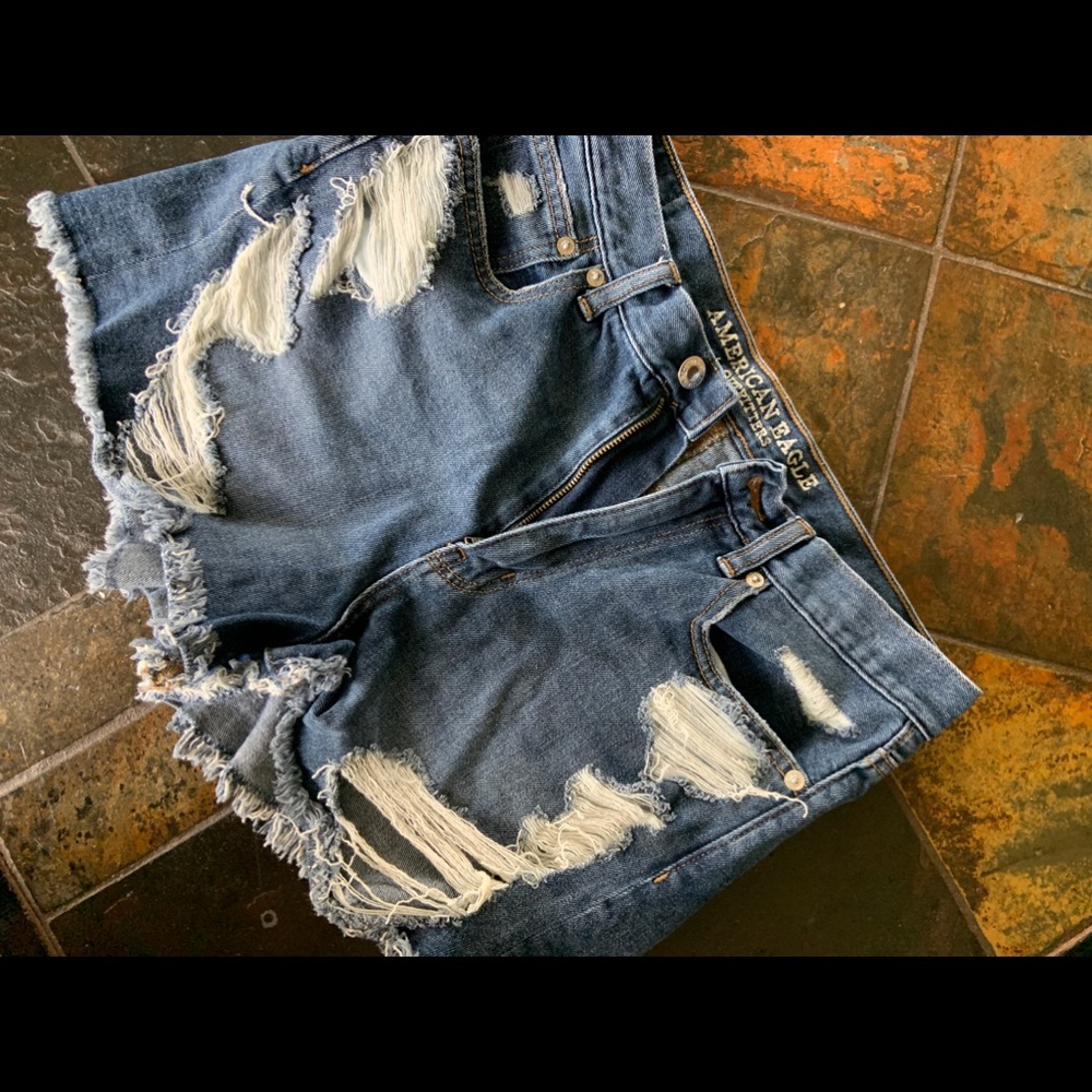 Denim shorts